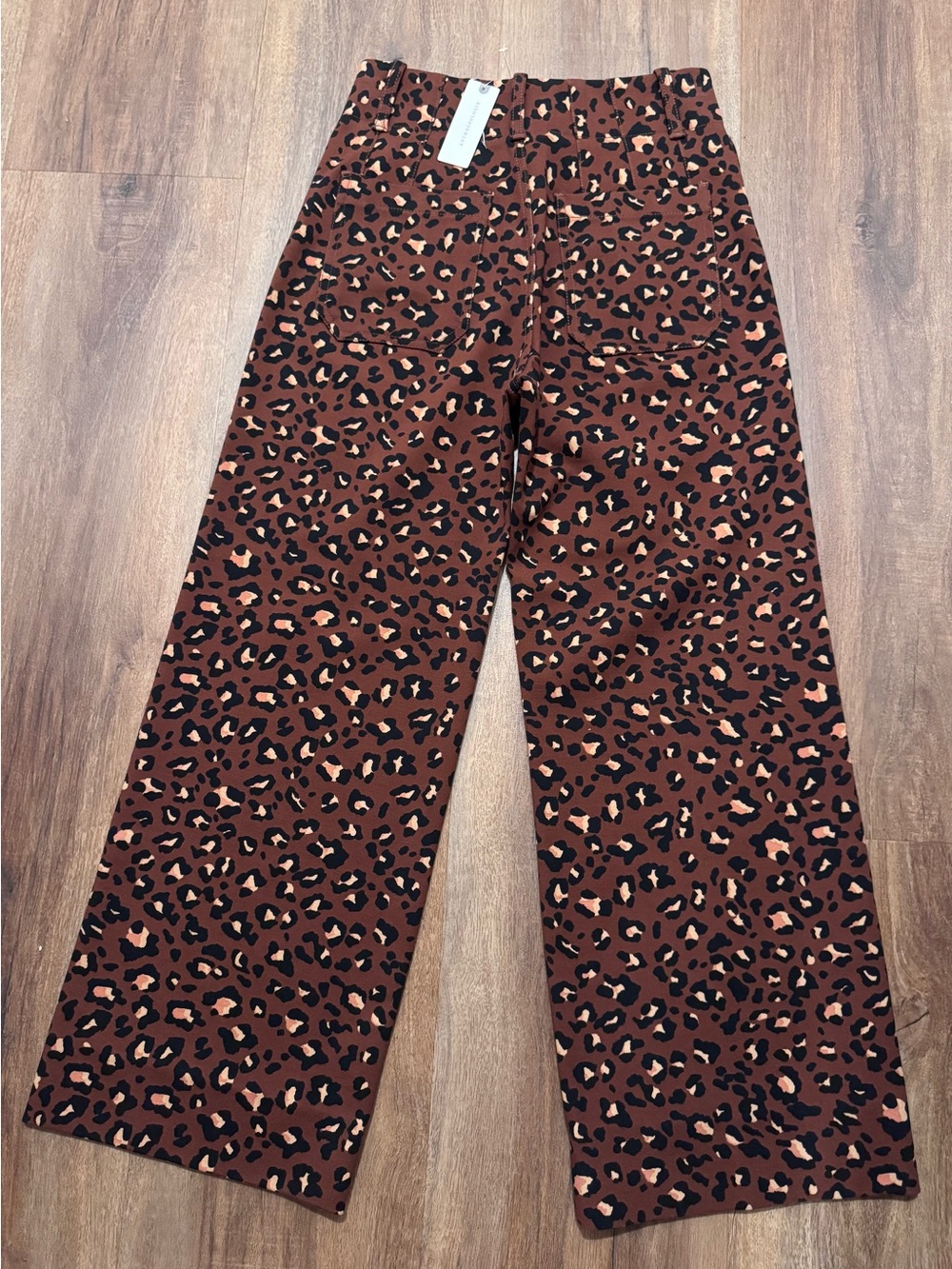 Anthropologie Maeve Collette Wide-Leg Cropped Ponte Pants - Picture 4 of 10